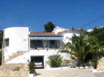 Ferienhaus in Moraira Hausansicht